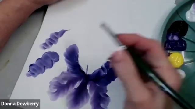Learn to Paint - One Stroke Practice Strokes With Donna - Rolled Stroke Iris | Donna Dewberry 2022 смотреть онлайн