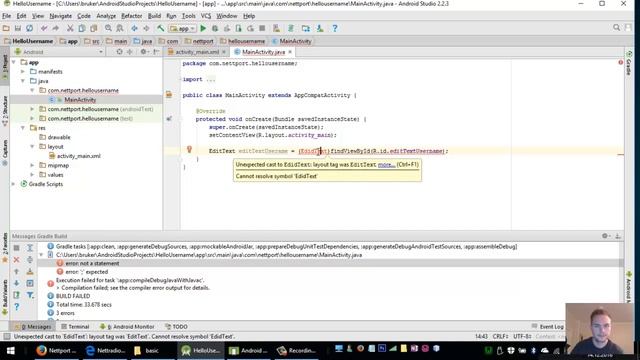 Android Java - EditText Listner Tutorial смотреть онлайн