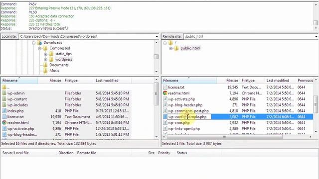 How to Manually Install Wordpress using Filezilla Client смотреть онлайн