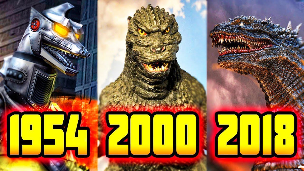 ЭВОЛЮЦИЯ ГОДЗИЛЛЫ - ВСЕ ПОЯВЛЕНИЯ В ФИЛЬМАХ И МУЛЬТФИЛЬМАХ