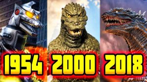 ЭВОЛЮЦИЯ ГОДЗИЛЛЫ - ВСЕ ПОЯВЛЕНИЯ В ФИЛЬМАХ И МУЛЬТФИЛЬМАХ