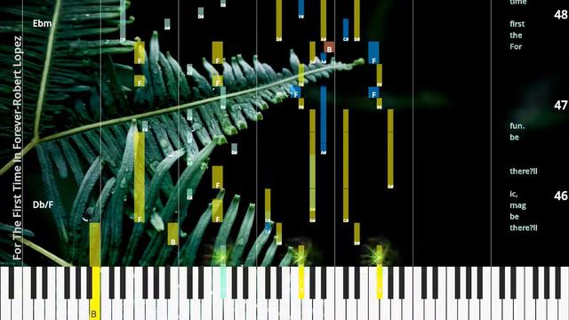 🎹Chord & Lyrics, For The First Time In Forever, Robert Lopez, Synthesia Piano смотреть онлайн
