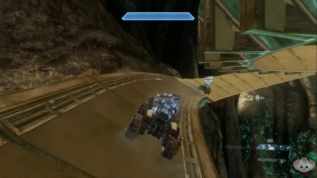 Halo 4 Custom Maps - "Acidic Slopes" by clipstreu (Racetrack) смотреть онлайн