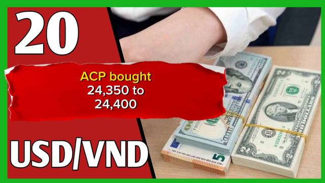 VIETNAM DONG RATE ✅ 20 / 1 / 2024 DOLLAR TO DONG смотреть онлайн