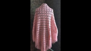 МК номер 49.Узор для шали крючком.