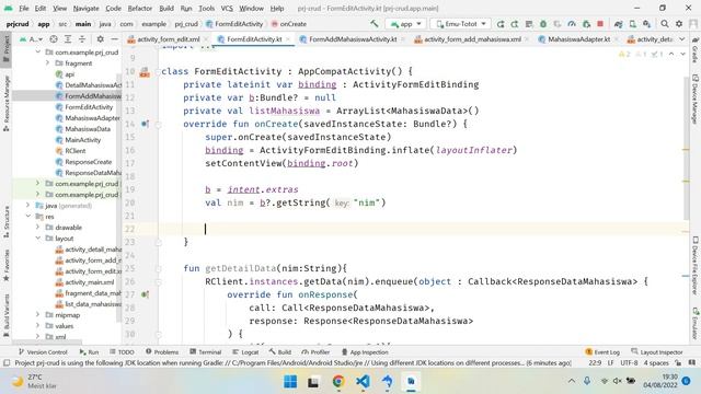 Restfull API Kotlin Retrofit Dengan Codeigniter 4- DB MySQL | Update Data смотреть онлайн