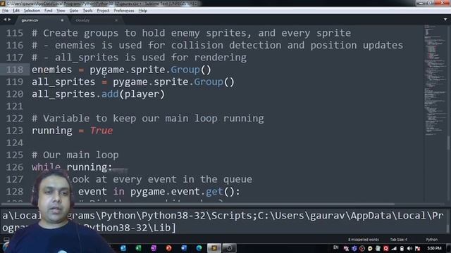 Adding Background images with Pygame смотреть онлайн