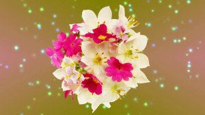 Футаж. Цветочный фон 185