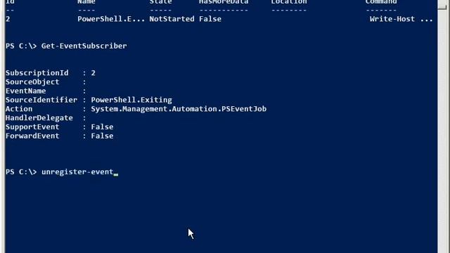 PowerShell Events Management смотреть онлайн