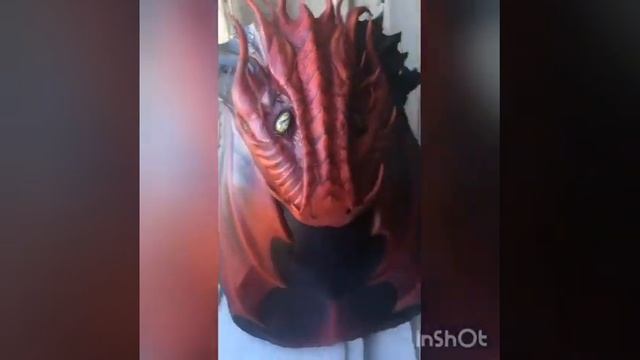Elder dragon backpack handmade looks for home of dragon. смотреть онлайн