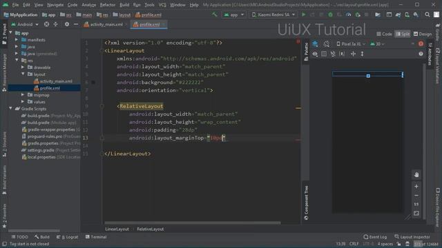 Android UI Design Tutorial | Tik Tok App UI Design | UiUX Tutorial смотреть онлайн