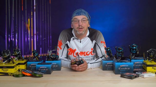 Tubertini Evoke - серия рыболовных катушек с размерной линейкой от ультралайта до фидера смотреть онлайн