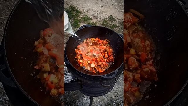 Ленивый лагман в казане с дымком! ?