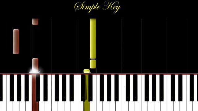 [SLOW EASY] The Pink Panther PIANO TUTORIAL Cover (Synthesia) смотреть онлайн