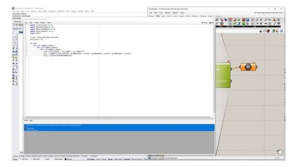 07 Grasshopper. Python Cube Different size and color. Tutorial. RUS SUB