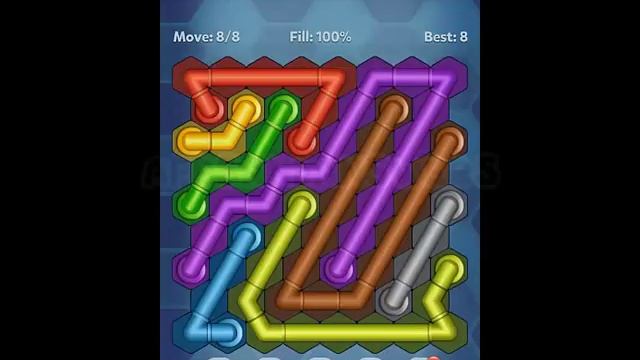 Pipe Lines: Hexa - Twister Level 51-60 Solution смотреть онлайн