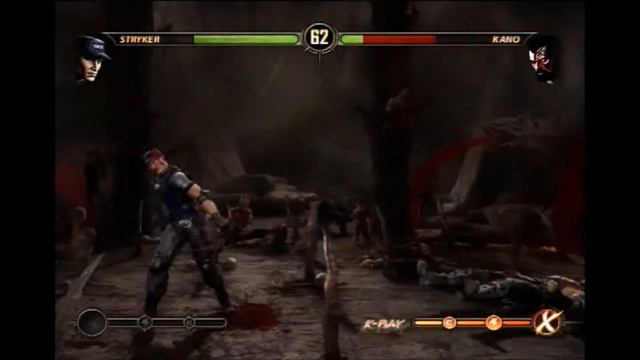 Mortal Kombat 9 Stryker fatality, Xray and Entrance смотреть онлайн