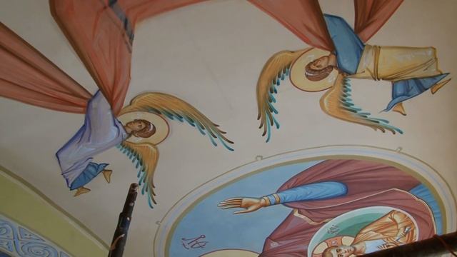 Роспись алтаря Свято-Покровской церкви смотреть онлайн