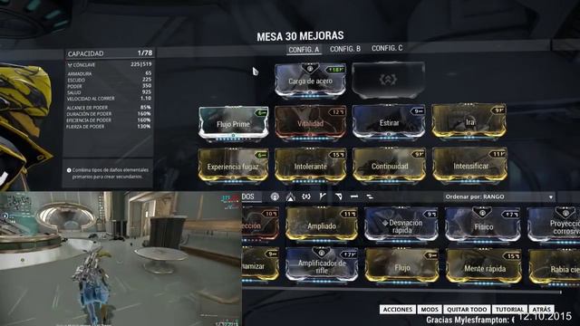 Warframe build para Mesa (actualización 17.5) смотреть онлайн
