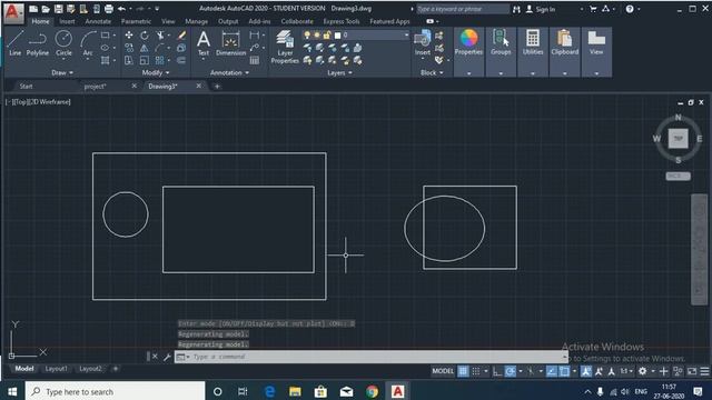 Region , Wipeout and Donut Command in Autocad | Autocad Tutorial in Hindi смотреть онлайн