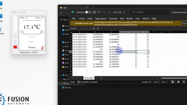 Logging BACnet IP Device Data to CSV File using Python GUI Application | Data Logging | IIoT | IoT смотреть онлайн