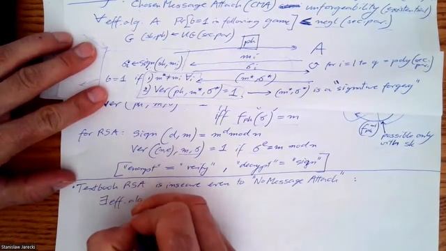 CS.201 [Fall 2022] Lec18 [11/23]: Signatures, RSA as TDP, RSA Signature (textbook RSA and FDH-RSA смотреть онлайн
