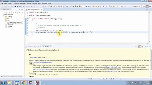 How to use Skip method of Java 8 Stream? | Java 8 streams tutorial | Java 8 streams смотреть онлайн