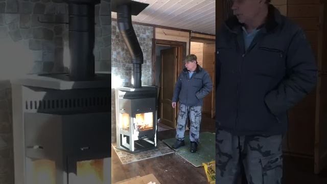 ? Отзыв на установку печи-камина Мета Енисей | Печной Царь смотреть онлайн