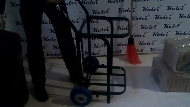 Тележка для дворника.Тележка для мусора с пластиковым баком. смотреть онлайн