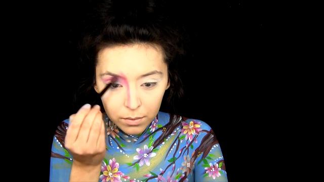 Spring Fairy Makeup & Body Paint Tutorial смотреть онлайн