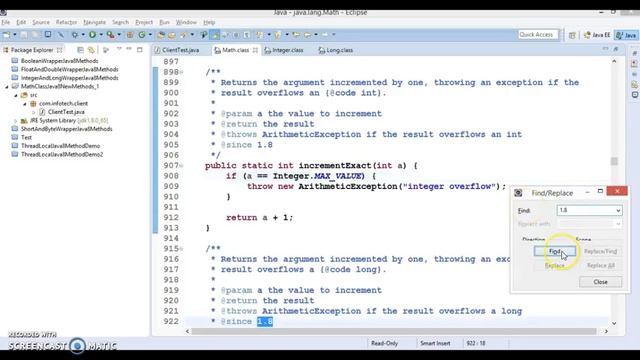Java 8 Math class enhancements смотреть онлайн
