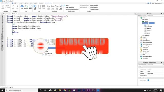 Roblox Scripting Tutorial How to Script a Sliding Door (Roblox Studio) смотреть онлайн