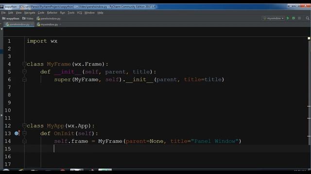 How To Create Panel In wxPython GUI Programming #2 смотреть онлайн