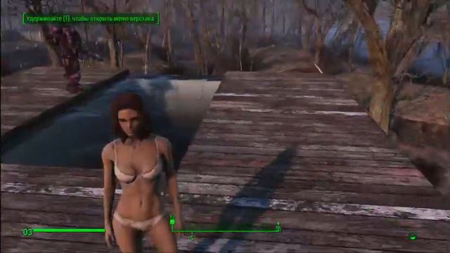 Fallout 4 - Строим бассейн #fallout4 #fallout #swimmingpool #mods