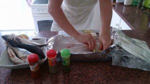 Сочная ставрида в духовке