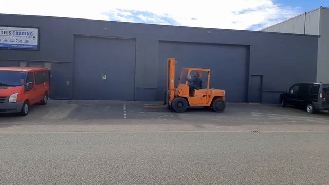 Strong Toyota 5 tons diesel forklift смотреть онлайн