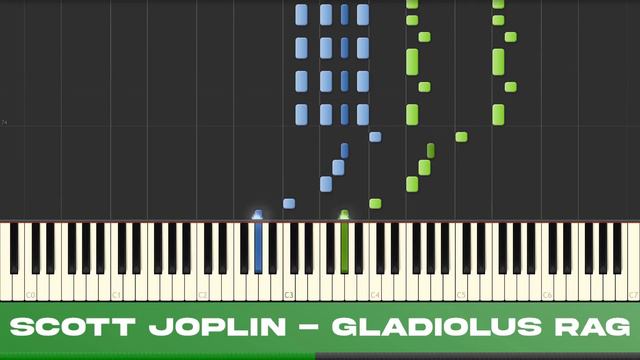 Gladiolus Rag - Scott Joplin Ragtime Piano смотреть онлайн