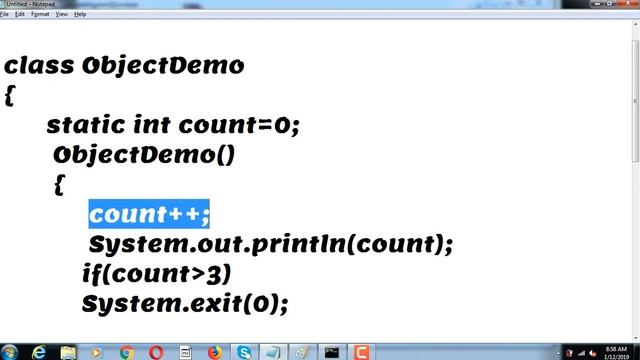 How We Restrict User's To Create Only Three Object in JAVA? смотреть онлайн