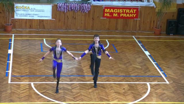 Adam Hála a Daniela Krejčová, ktg: žáci - 3.místo смотреть онлайн