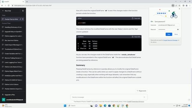 How To Use Pass By Reference For Data Frame In Python Pandas