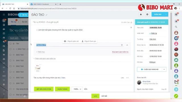 HDSD Tạo task trên Bitrix24 смотреть онлайн