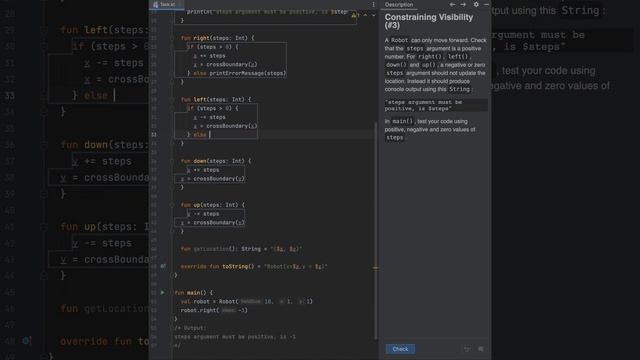 Kotlin - Robot Part5 Check Error Steps смотреть онлайн