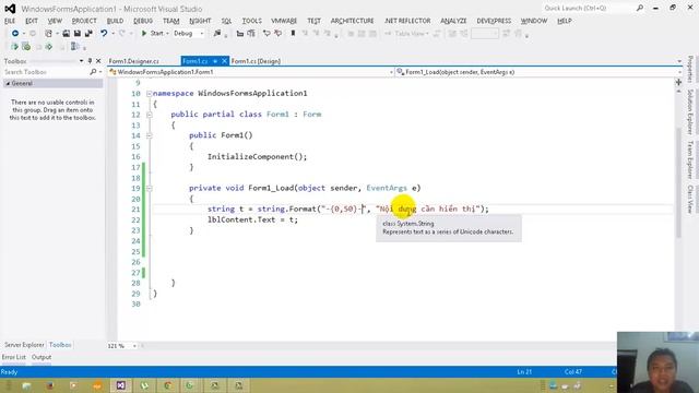 C#: hướng dẫn sử dụng string.Format để định dạng lại dữ liệu cần hiển thị смотреть онлайн
