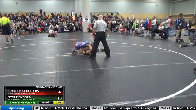 Big Grade 5 And 6 80 Seth Mendoza Region Wrestling Academy Vs Brayden Scheffers Sebolt Wrestling A смотреть онлайн