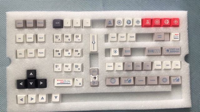 EVA 04 Key cap Cherry Profile keycaps PBT five-sided sublimation 68/87/98/100/104 смотреть онлайн