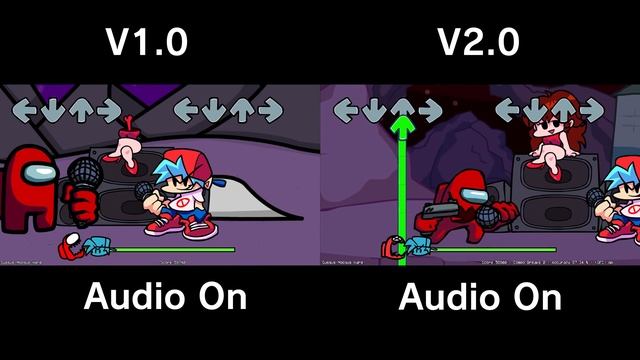 Friday Night Funkin' 1.0 VS 2.0 Imposter (Among Us Edition) [HARD FNF MOD] [VS Imposter] смотреть онлайн