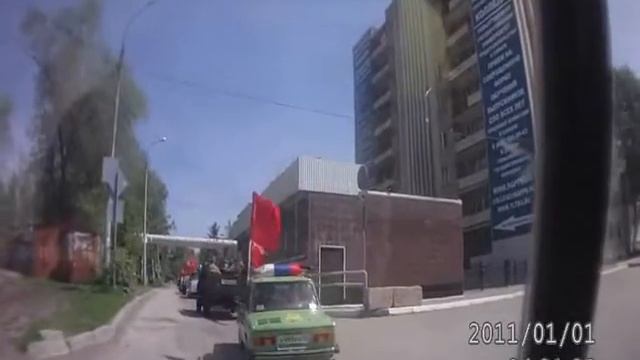 Газ-69 на автопробеге в Самаре смотреть онлайн