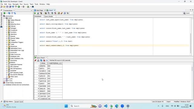 SQL(Oracle) Tək sətirli funksiyalar(Single Row Functions) part 1 смотреть онлайн