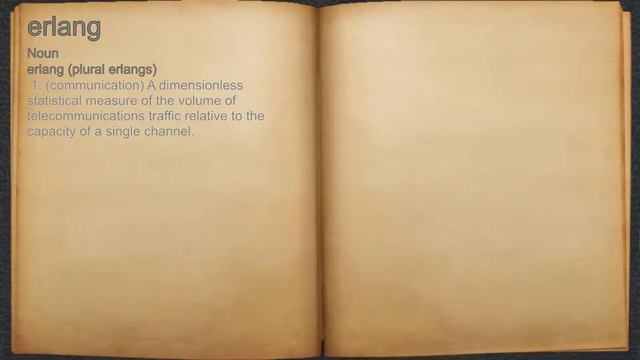 What does erlang mean? смотреть онлайн