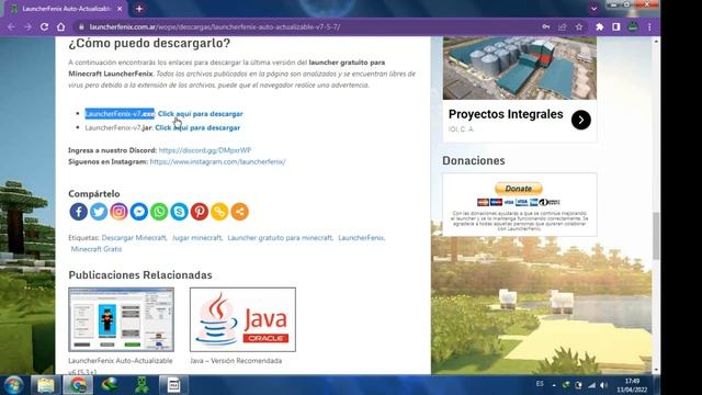 Como descargar e instalar Java y Minecraft 32 y 64 bits смотреть онлайн